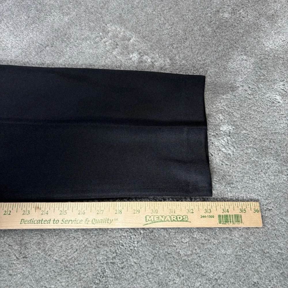Vintage Levis Action Slacks Mens 36x34 Black Dacron Polyester Dress Pants‎ 90s